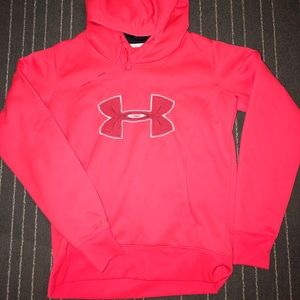 Coral under armor hoodie
